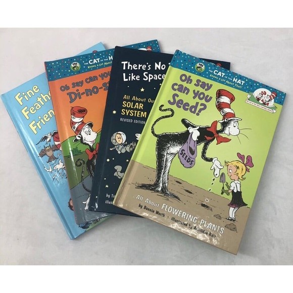 Dr seuss learning library book lot/bundle of 4 - Picture 1 of 5